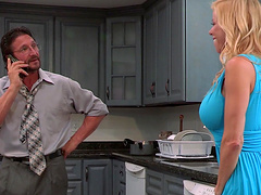 Alexis Fawx fucked well in a kitchen by a handsome man