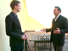 Alysa Gap is a handcuffed slave happy to ride cocks