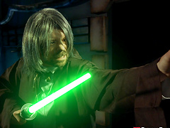 Lily LaBeau attacked by a hunk for a plowing experience