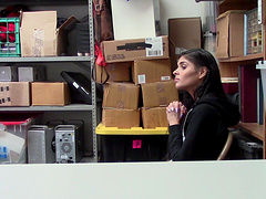 Santa smashing Katya shaved pussy hardcore missionary