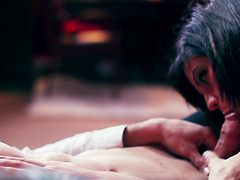 Scarlet sex hole drilled with long Dick hardcore deeply