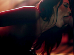 Natural tits Cathy getting worked on hardcore in close up