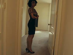 Naked brunette Maya Morena wants to feel a fellow's dick