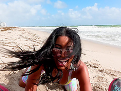 Sweet Jenna J Foxx hooks up with a hunk for a nasty fuck