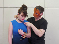 Sexy Paige having her anal  screwed hardcore in BDSM