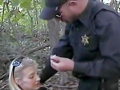 Suz seducing a police officer and getting down and dirty for him