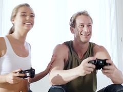 Getting Carolina Sweets naked to drain her little fuck hole