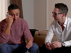 Babe in stockings Christen having her slippery pussy destroyed