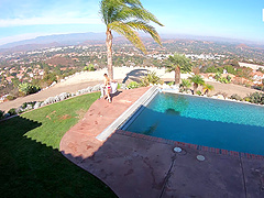 Honey with a trimmed pussy Kristen Scott getting pounded tirelessly