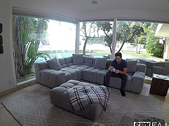 Stunning Abella Danger spreading and having her cunt drilled