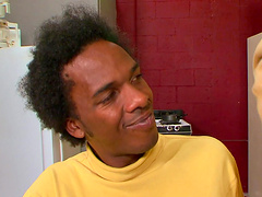 Ebony cutie Barbie Banxxx having her trembling cunt penetrated