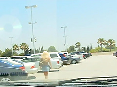 Blonde milf Megan Monroe spreading and having her pussy dicked