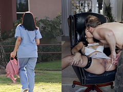 Fucking Vanessa Sky and treating her like a true slut she is