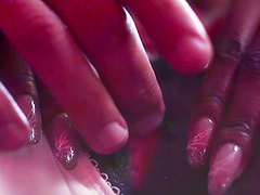 Poking Jasmine Webb's pussy with his throbbing cum gun sexily