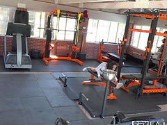 Brunette Emily Willis masturbates and gets caught by her step bro