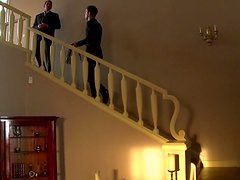 Bound Alysa Gap fucking her two masters who treat her roughly