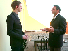 Bound Alysa Gap fucking her two masters who treat her roughly