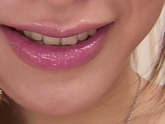 Close-up of a Japanese tight pussy while she gets exposed and groped