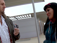 Two kinky guys talked sexy Samantha pink into fucking them both