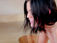 Naughty Kendra Spade massages a long dick with her tight pussy