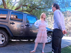 Nothing makes hot Anya Olsen happy like riding a dick in the car