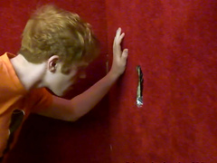 Kinky guy gets to suck a long black dick in the glory hole