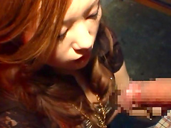 Asian sweetie Miyu Sakurai enjoys sucking a big delicious dick