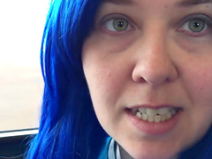 Busty Devon Breeze sucks a fat dick until he cums on her face