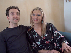 Horny guy talks Sophia Magic into fucking with him roughly