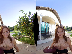 Amazing Meggan Mallone pleases a guy by riding his dick in POV