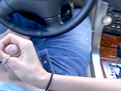 Nerdy Heather Hamilton gets talked into blowing a big cock