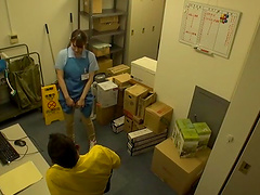 Cute brunette babe rides a long cock while she moans loudly