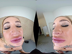 Stunning Kleio Valentien gets her wet cunt pounded in POV
