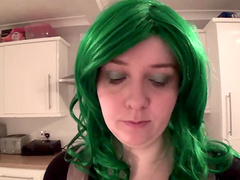 Busty blonde Carly Rae knows how to blow a big cock properly