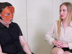 Amazing Riley Reyes enjoys slurping on a long hard shaft