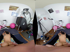 Stunning Amia Miley gets her cunt fucked in POV while she moans