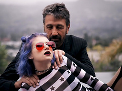 Gorgeous Arya Fae gets her small butt drilled with a stiff shaft