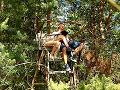 Petite Samantha Johnson likes to please a guy by riding his dick