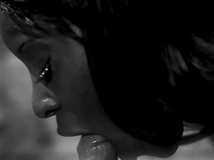 Handsome guy talks cute Jasmine Webb into banging with him