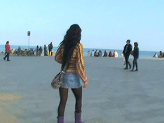 Kinky Sabrina Sweet finally gets to fuck with her boyfriend outdoors