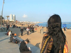 Kinky Sabrina Sweet finally gets to fuck with her boyfriend outdoors