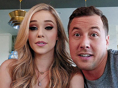 Tattooed girl Kali Roses has fun with a big deposit of dick