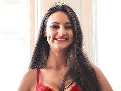 Lucky guy gets his hard cock sucked by Eliza Ibarra until he cums