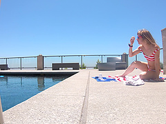 Handsome guy pleases Ivy Wolfe by fucking her mercilessly