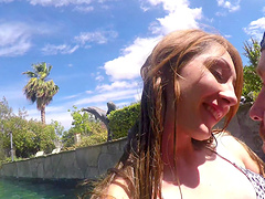 Satisfying naughty Nina Skye is easy when you have a long cock