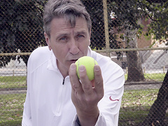 Brunette Charlotte Sartre wants his fat dick more than anything