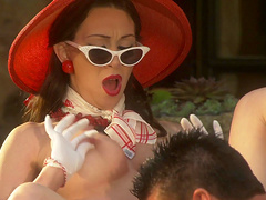 Jumping on a hard cock makes Rayveness happier than anything