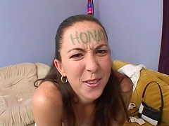 Nothing pleases kinky girl Trinity Post like drooling on a monster cock