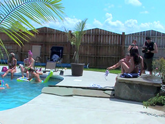 Slim cutie Dolly Princess enjoys getting pounded outdoors