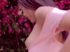 Sweet teen Brooke Haze knows what a naughty guy likes the most